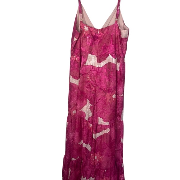 Excellent - Slate & Willow Pink Floral Jumpsuit - Size 6 -Rent the Runway! - Picture 11 of 13